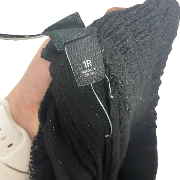 Torrid Pull On Wide Leg Stretch Lurex High-Rise Pant in Glitter Stripe Size 1X - Picture 14 of 16